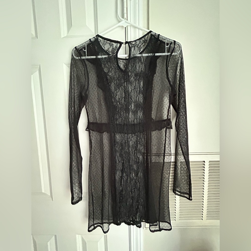 Beautiful Black Lace Layer Dress